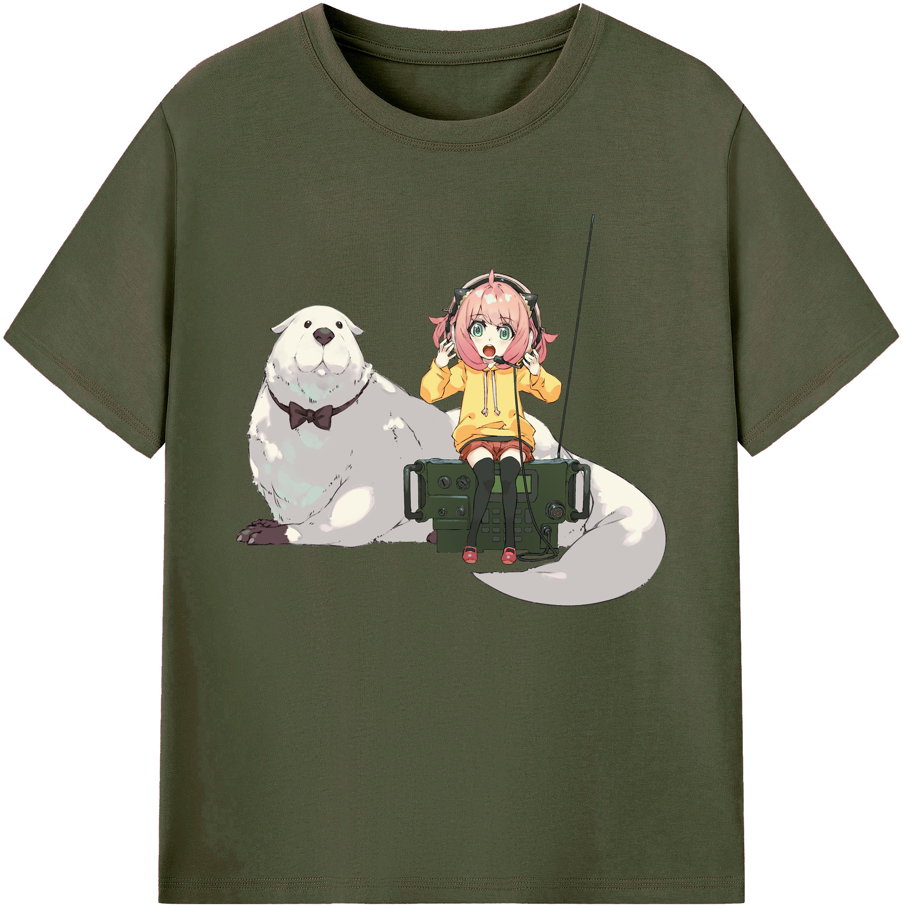 （画像用） SPY×FAMILY间谍家家酒 綿100％ メンズ半袖Tシャツ｜肌触りやわらか＆通気性
